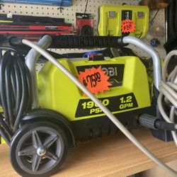 Ryobi 1900 Psi Pressure Washer New Open Box Sale !!!  $75 