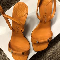 Lv Orange Sandal 