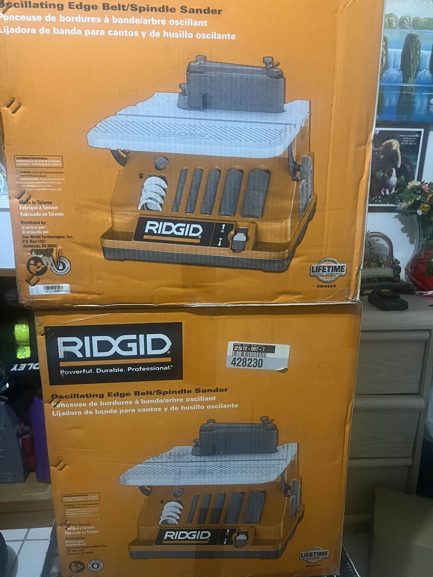 Oscillating Edge Belt Sander Ridgid Drum Sander RIDGID Amp