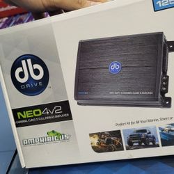 DB Drive Marine 1250 Watts 4 CH Amplifier 