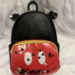 Loungefly Disney Mickey Mouse Confetti Ears Mini Backpack