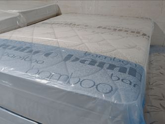 $190 queen pillow top mattress only brand new free delivery same day firm or soft