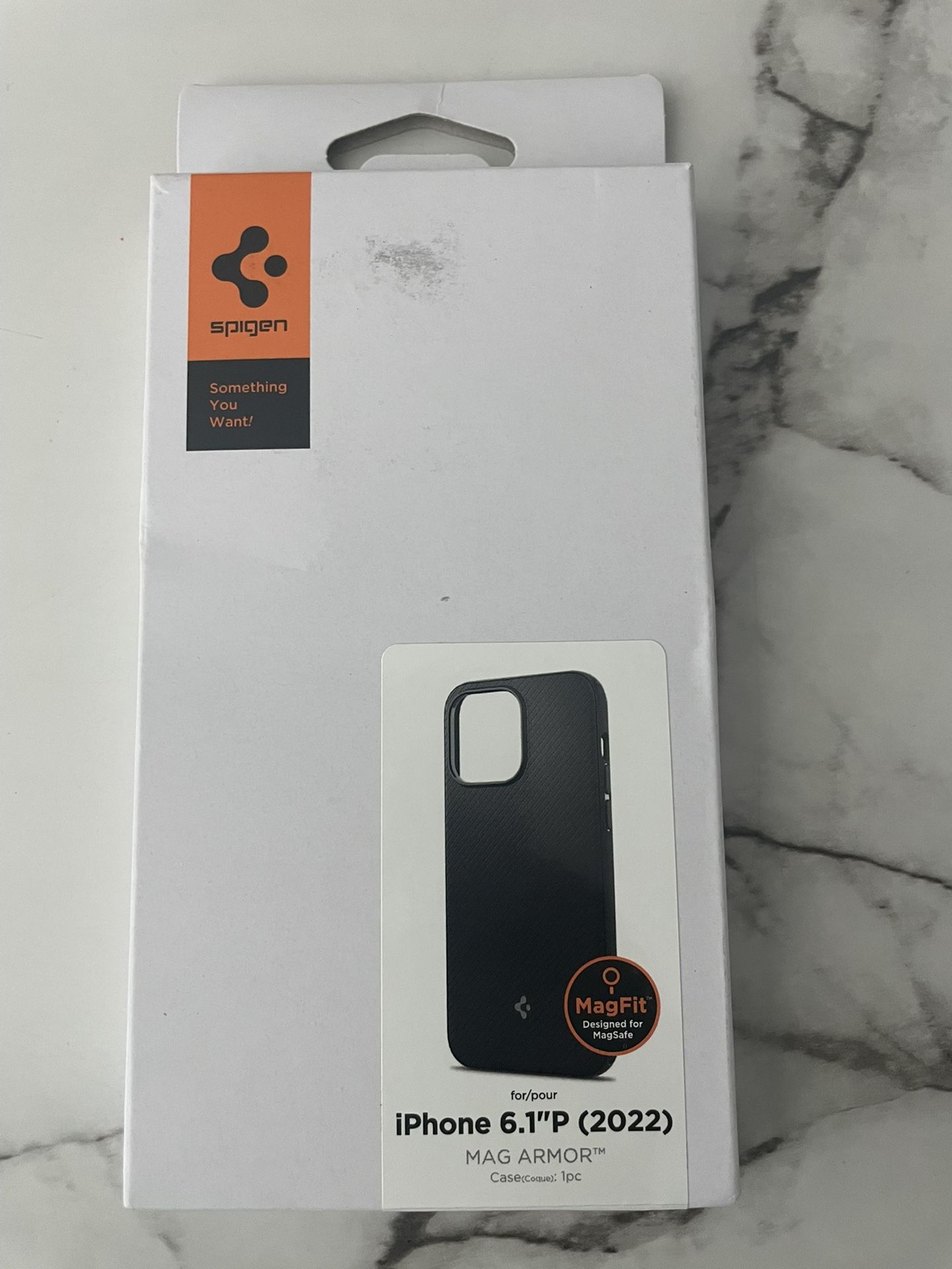 Spigen Mag Armor (MagFit) Compatible with MagSafe Designed for iPhone 14 Pro Case (2022) - Matte Black