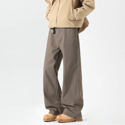 Pure Cotton Washed Wide-Leg Jeans