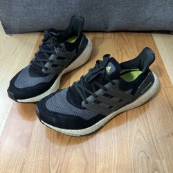 Adidas UltraBoost 21 Sneakers ‘Black Solar’, Men US7/ EUR 40