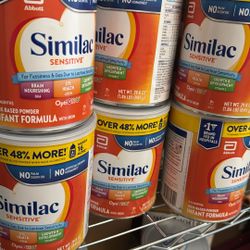 Similac Sensitive $32 Each Or Exchange For Infamili 