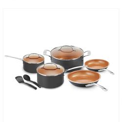 Gotham Steel 10 Piece Premium Nonstick Ceramic Cook Ware Set
