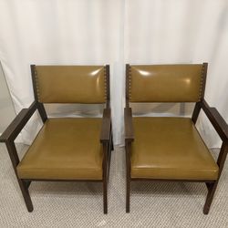 Rare Authentic 70s Chairs - Mustard Yellow