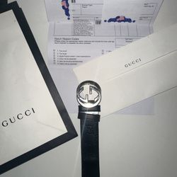 Gucci Belt Reversible (Black monogram, Brown)