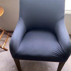 Accent Gray Color Chair with Cover