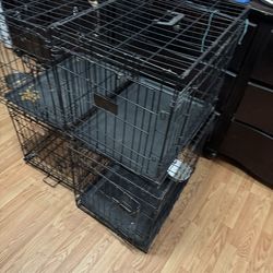 4 Medium dog cage