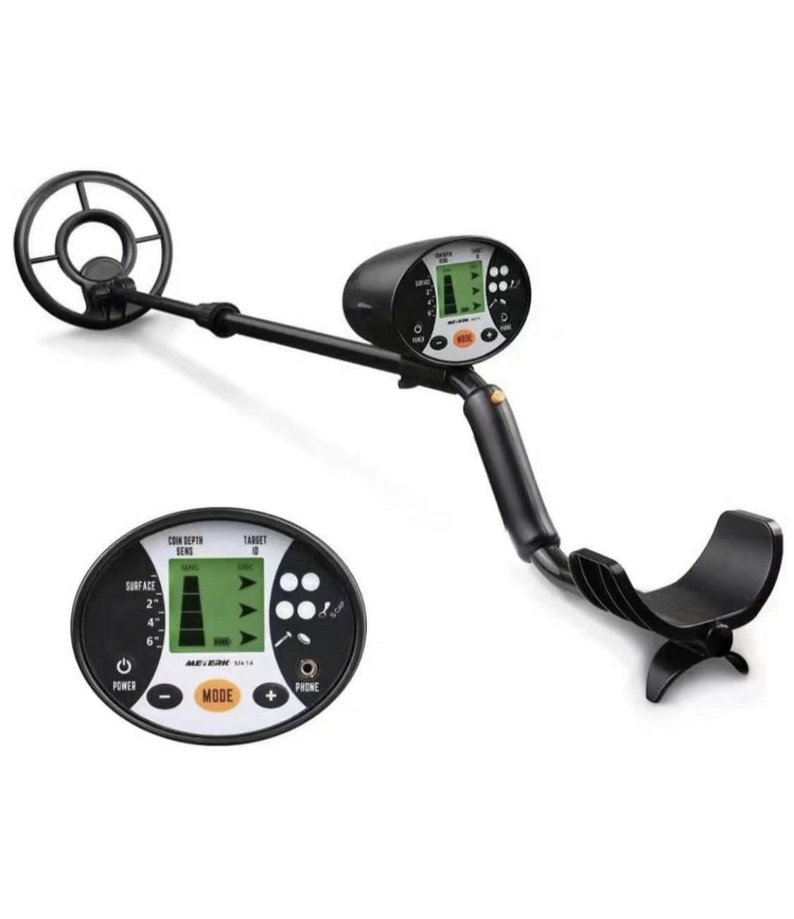 Metal Detector for Adults and Kids, High Accuracy Gold Detector with 10'' IP68 Waterproof Coil & Professional DSP Chip, Pinpoint, Disc, All Metal Mode