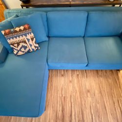 Sectional Sofa, L Shaped Couch with Reversible Chaise for Small Space