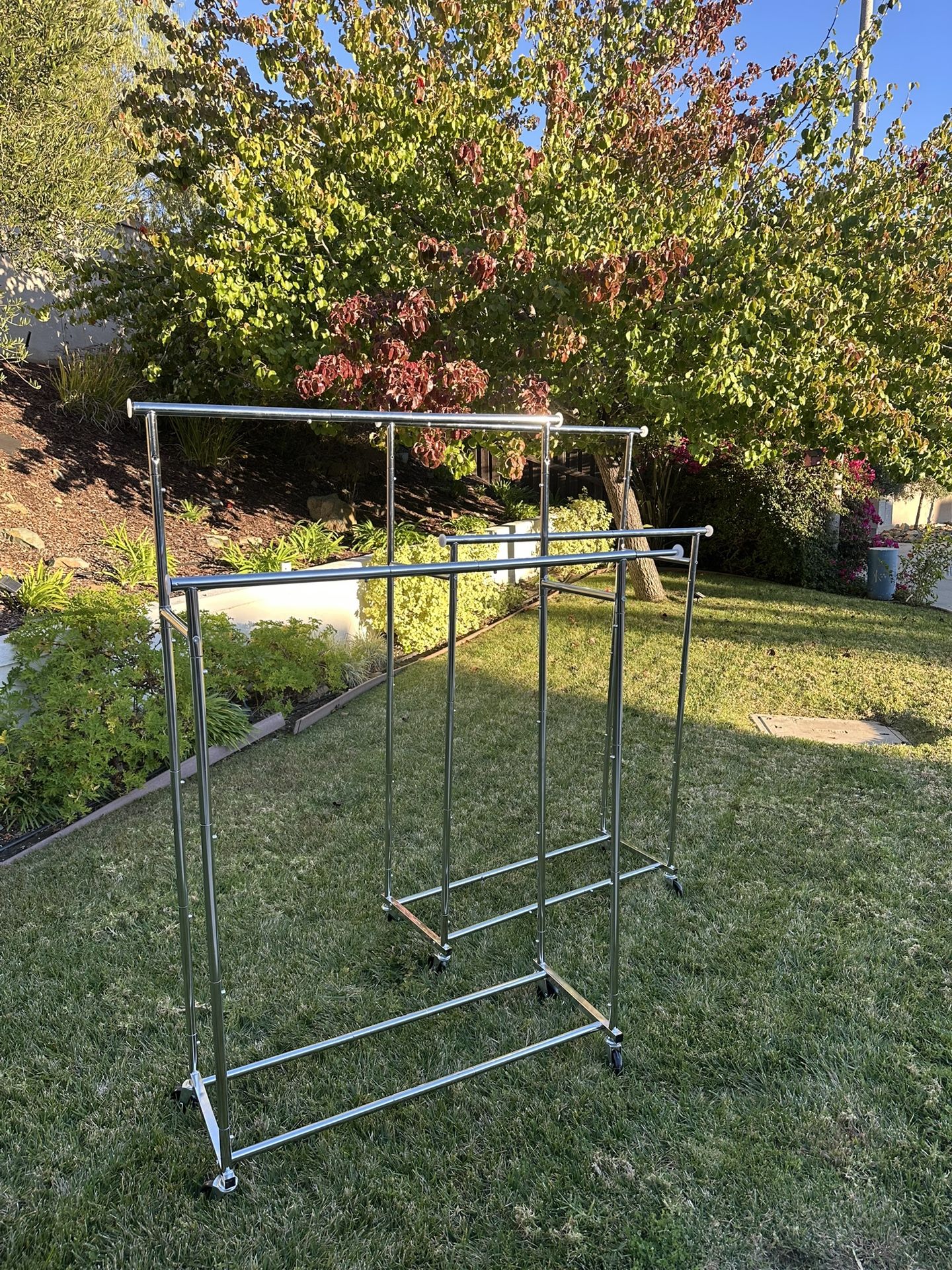 Rolling Clothing Racks (2)