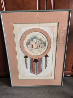 Southwest  Metal Frame Picture