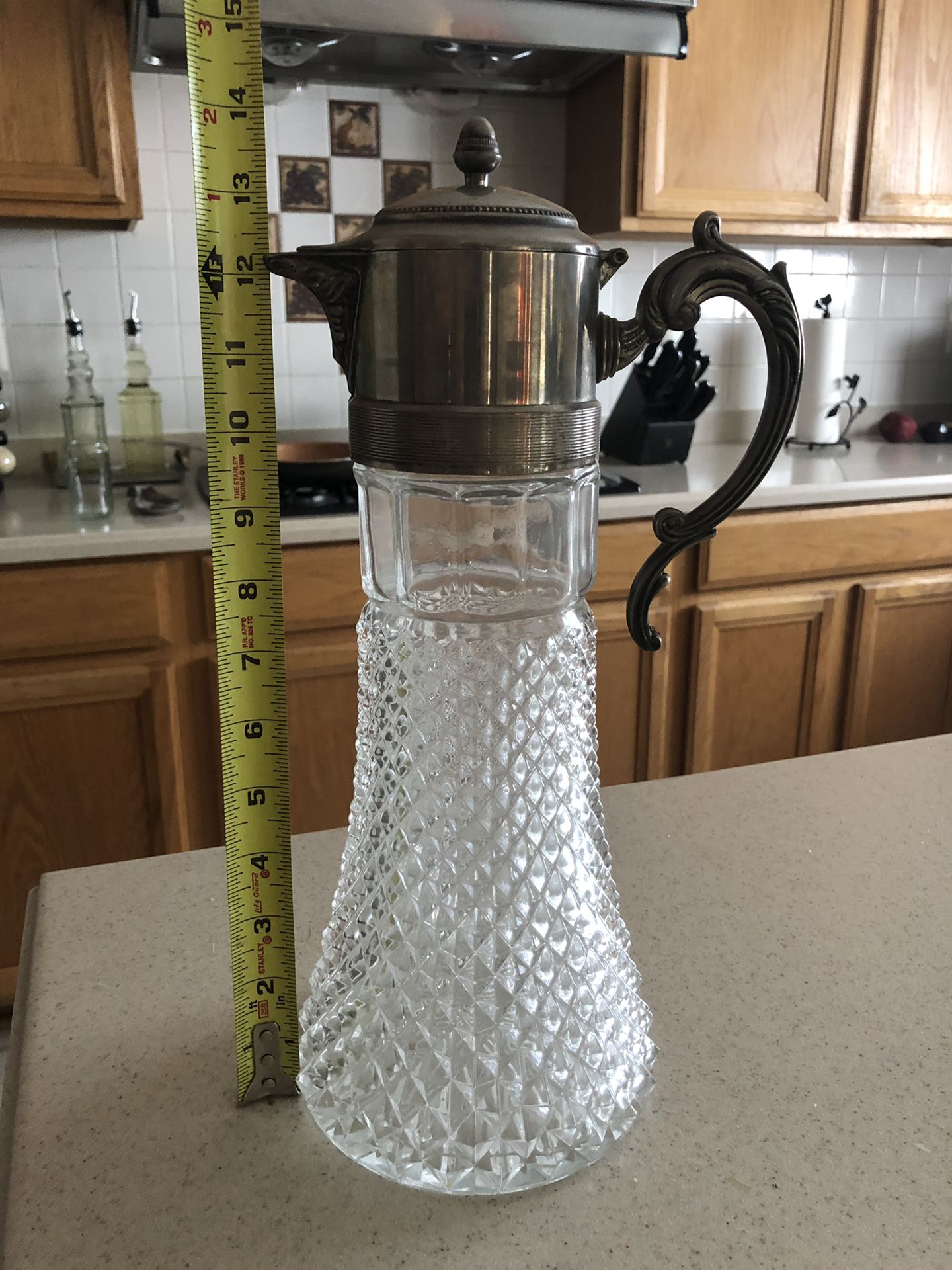 Glass pitcher, kitchen
