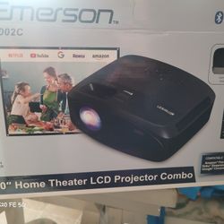 Projector With Screen Brand New In Box Includes Remote And Carrying Case. 