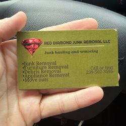 Red diamond junk removal