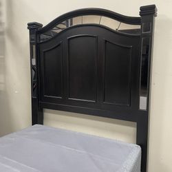 Twin Bed Headboard 54”H, Boxspring & Rails Cabecero individual somier 🚚 extra