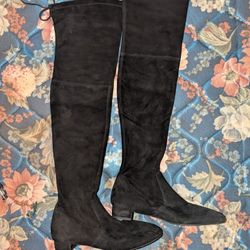 Brand New And Never Worn Stuart Weitzman Genna 25 City Over The Knee Suede Boots Size 7.5B