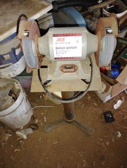 ACE 6" Bench Grinder on Stand