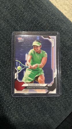 Topps Now Alexandra Eala Tennis Trading Card