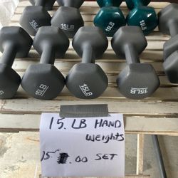 New 15 Pound Weights