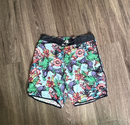 Marvel Comic's Avengers Super Hero Men Swim Trunks Shorts