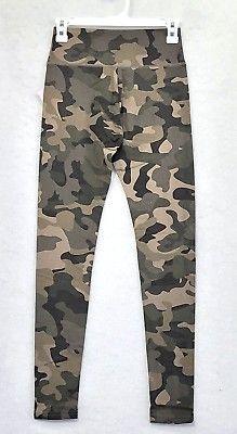 New Wild Fable Womens Leggings M/ Medium Green Camo Print Pants Activewear