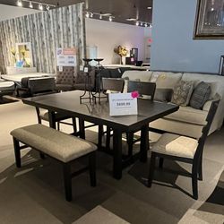 Table 4 Chairs And Bench