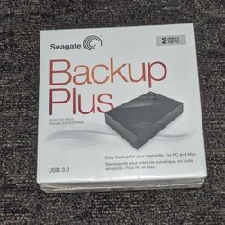 Seagate Backup Plus 2TB Drive