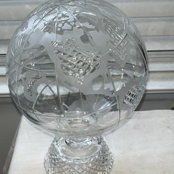 Irish Crystal World Globe