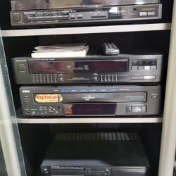 Electronic Set, 5 CD Player, Equalizer, Double Cassette Deck, All Items Are New