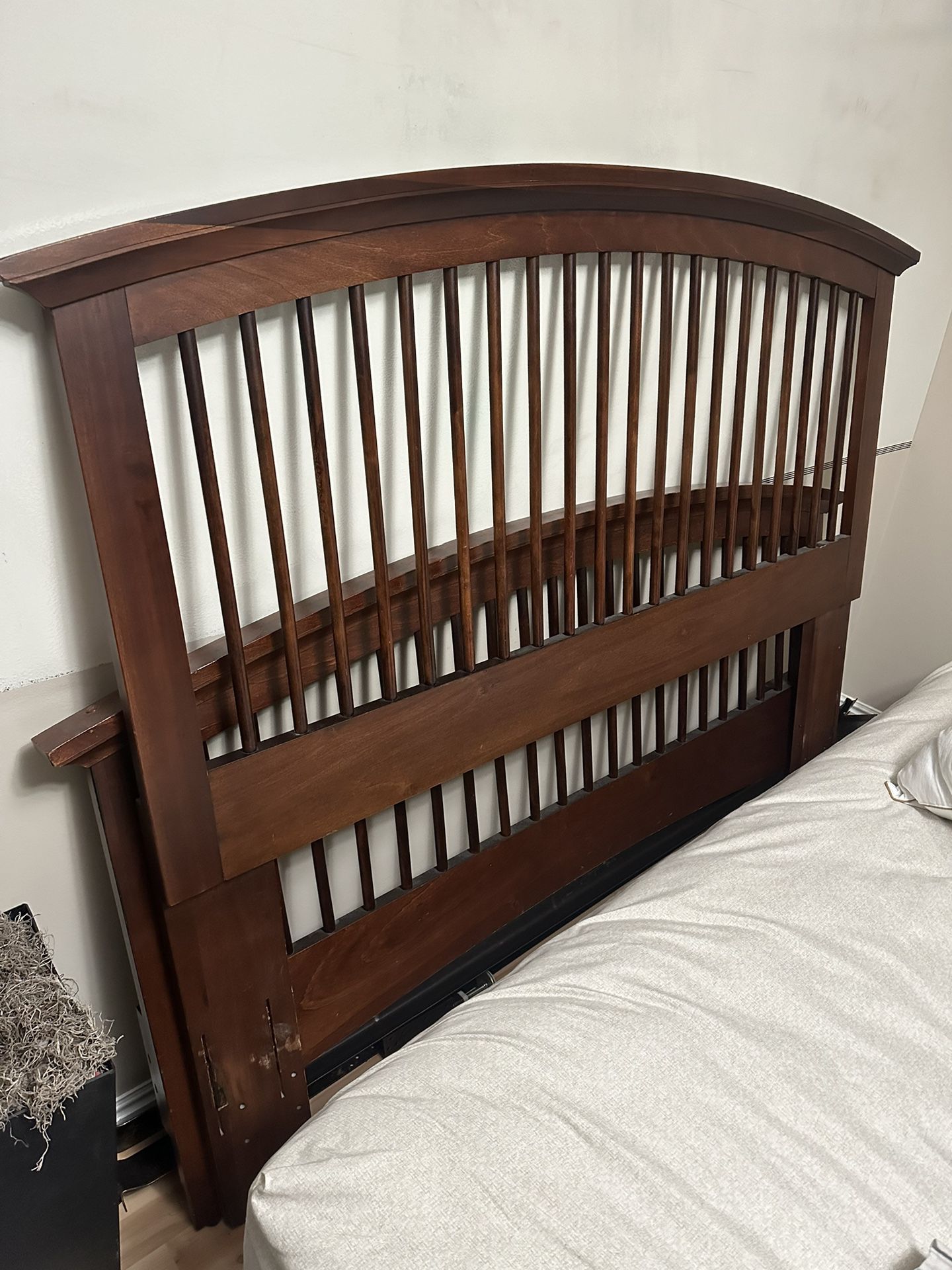 Cherry Wood Bed Frame