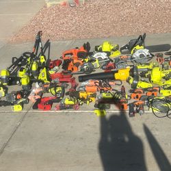 Milwaukee/Dewalt/Ridgid/Ryobi Injured Tool Lot (AS-IS)