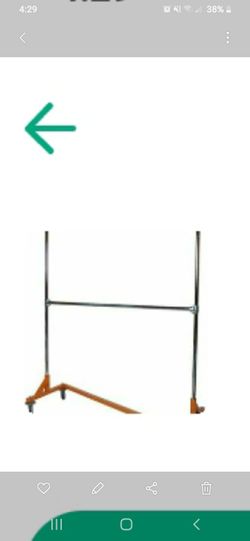 1 z clothes racks one has broken wheel