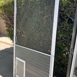 Screen door for dogs