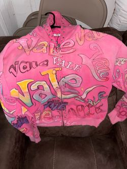 Valley pink hoodie size L