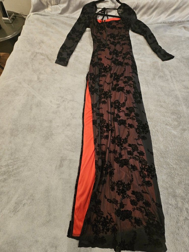 Gothic Glam Long Dress