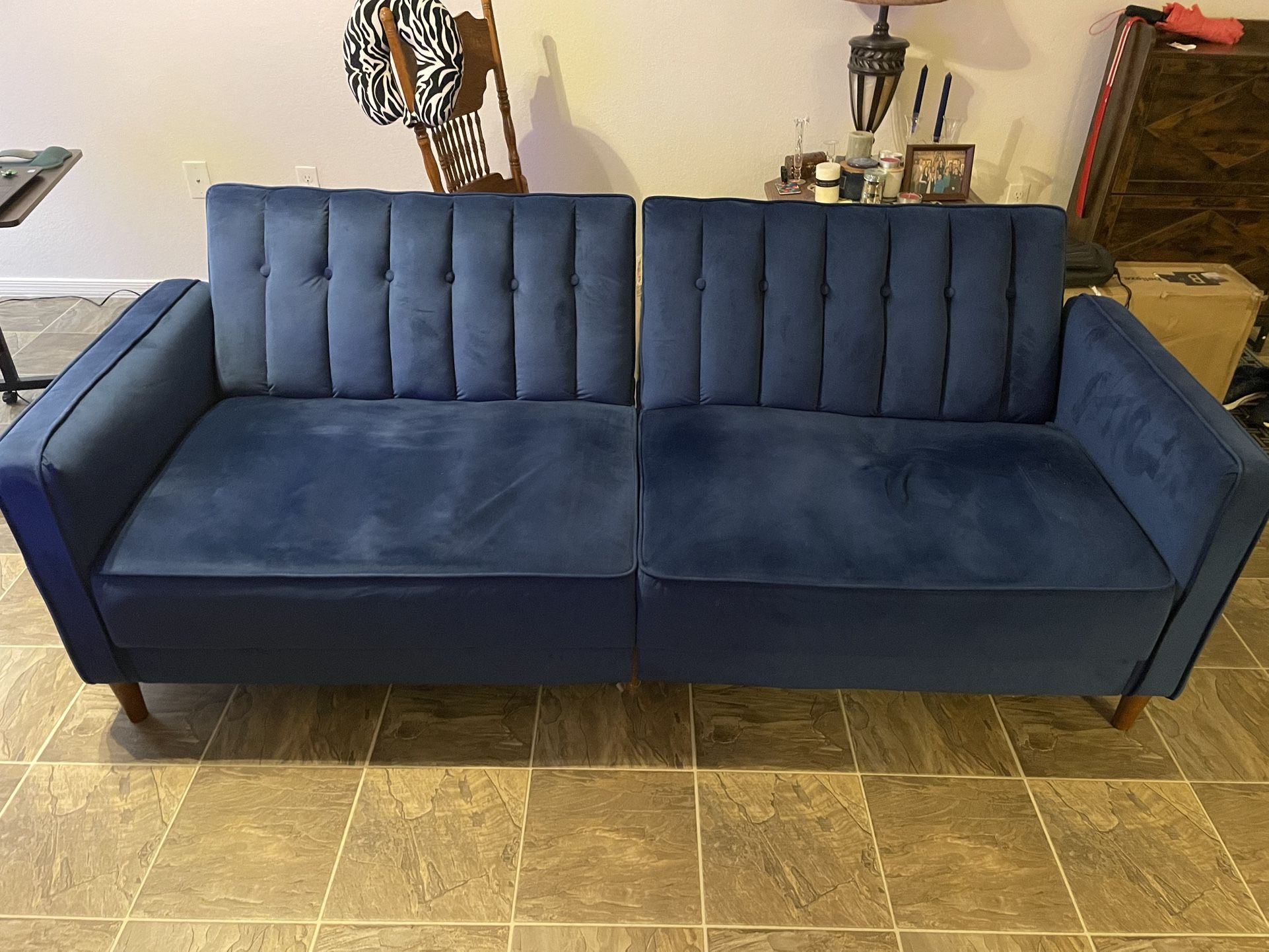 Royal Blue Couch