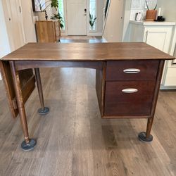 Vintage Solid Wood Desk 