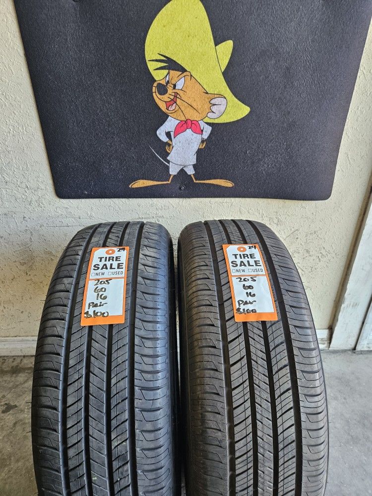 205/60/16 Hankook Tires (2)