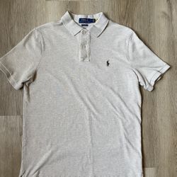 Tan Ralph Lauren Polo Shirt