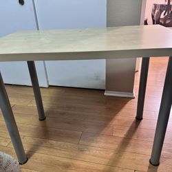 IKEA DESK Metal Legs Lightweight Home Office Desk Study Room