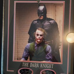 Dark Knight Signed Poster