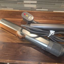 Dyson Airstraight Hair Straightener Wet Dry Blue Copper HS01 Authentic