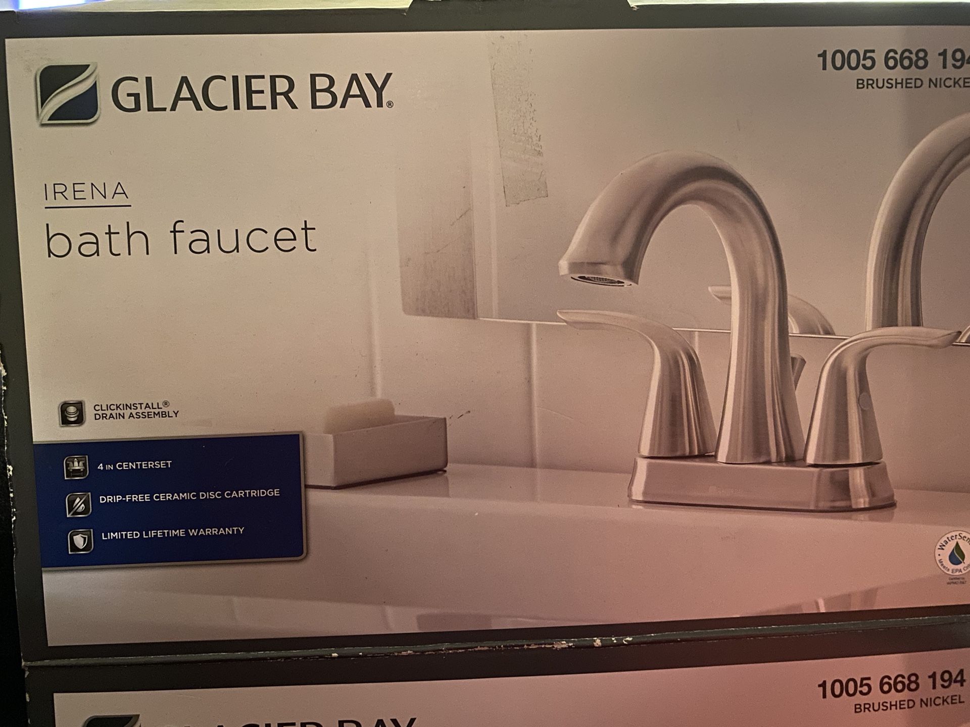 Glacier Bay Bathroom Faucet