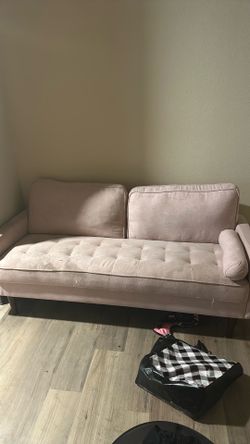 Pink couch