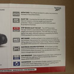 Reebok steel toe shoes