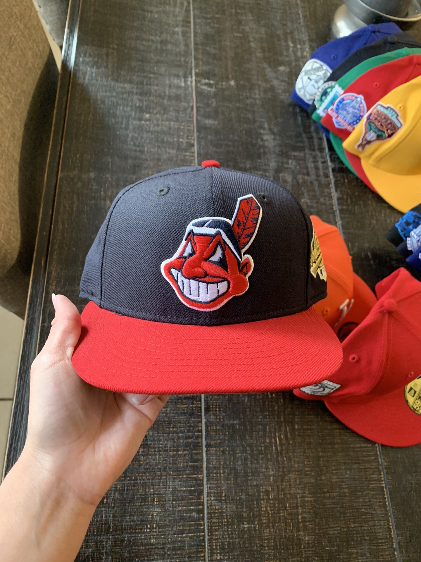 Chief Wahoo Fitted Hat for Sale in Cathedral City, CA - OfferUp